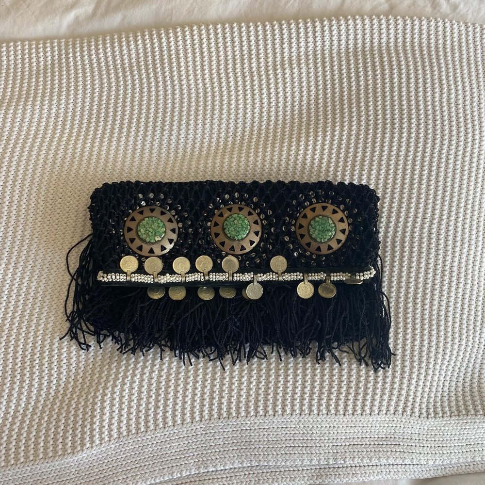 Sam Edelman Black Clutch